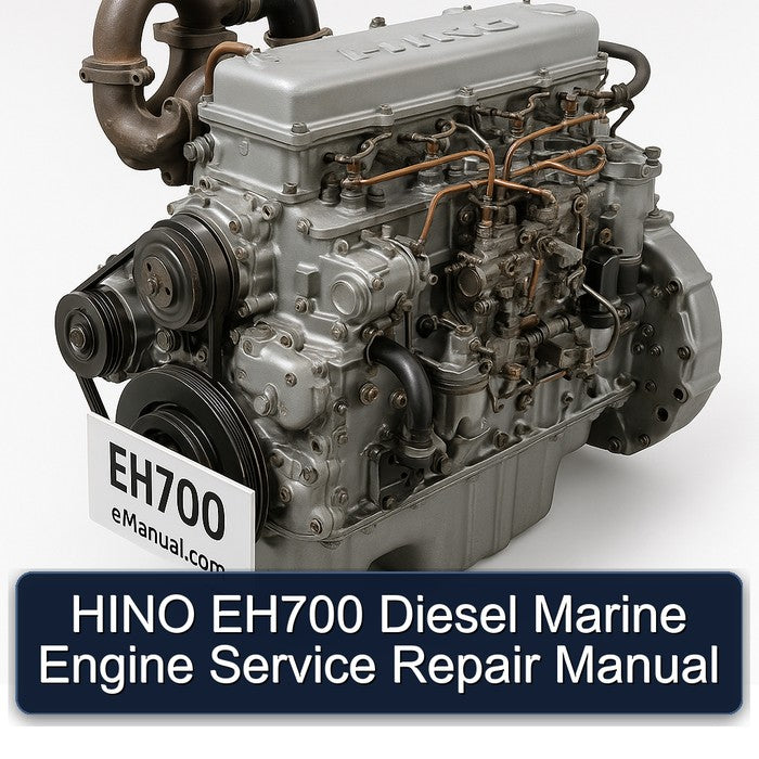 HINO EH700 Diesel Marine Engine Service Repair Manual