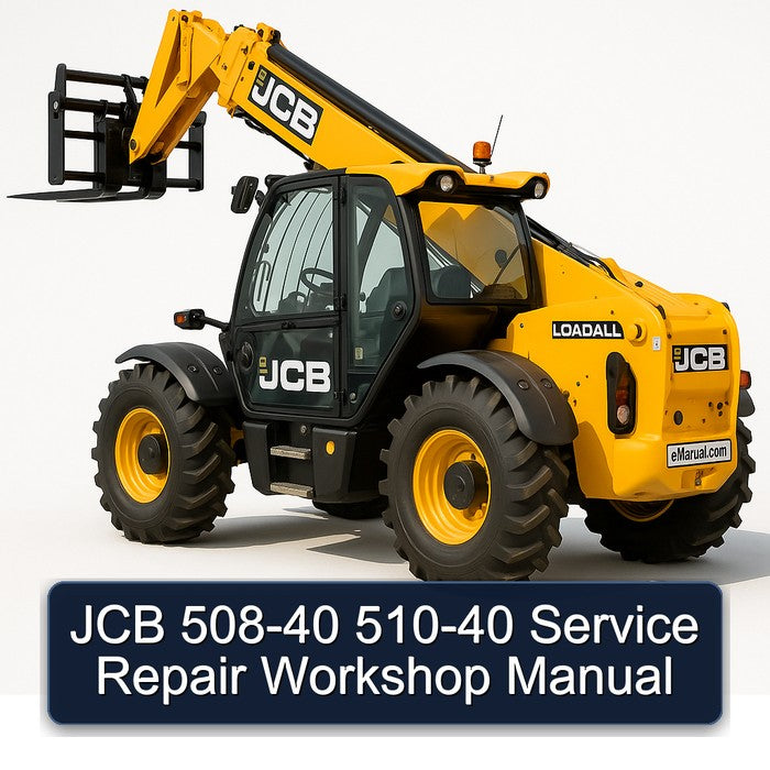 JCB 508-40 510-40 Service Repair Workshop Manual PDF