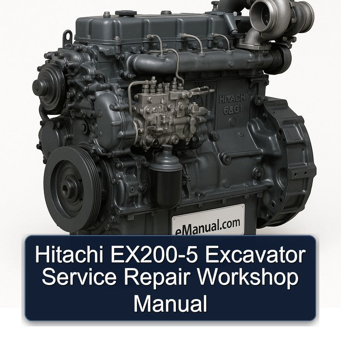 Hitachi EX200-5 Excavator Service Repair Workshop Manual