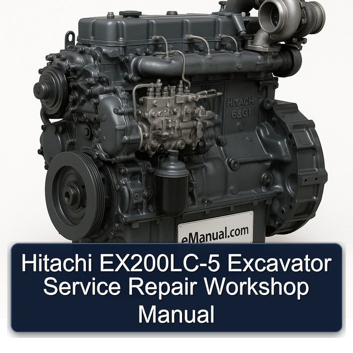 Hitachi EX200LC-5 Excavator Service Repair Workshop Manual