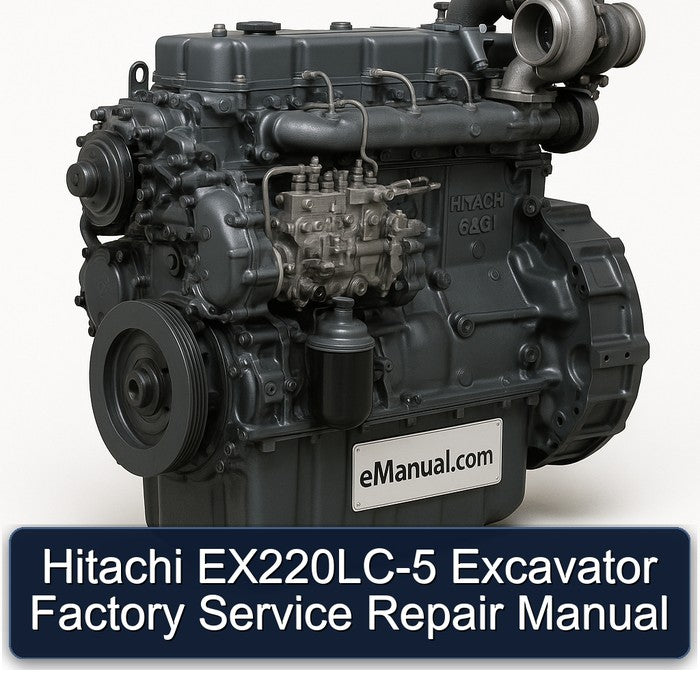 Hitachi EX220LC-5 Excavator Factory Service Repair Manual