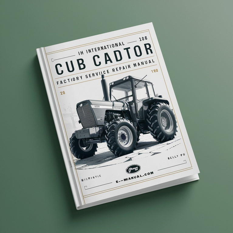 IH International Cub Cadet Tractor 106 Factory Service Repair Manual