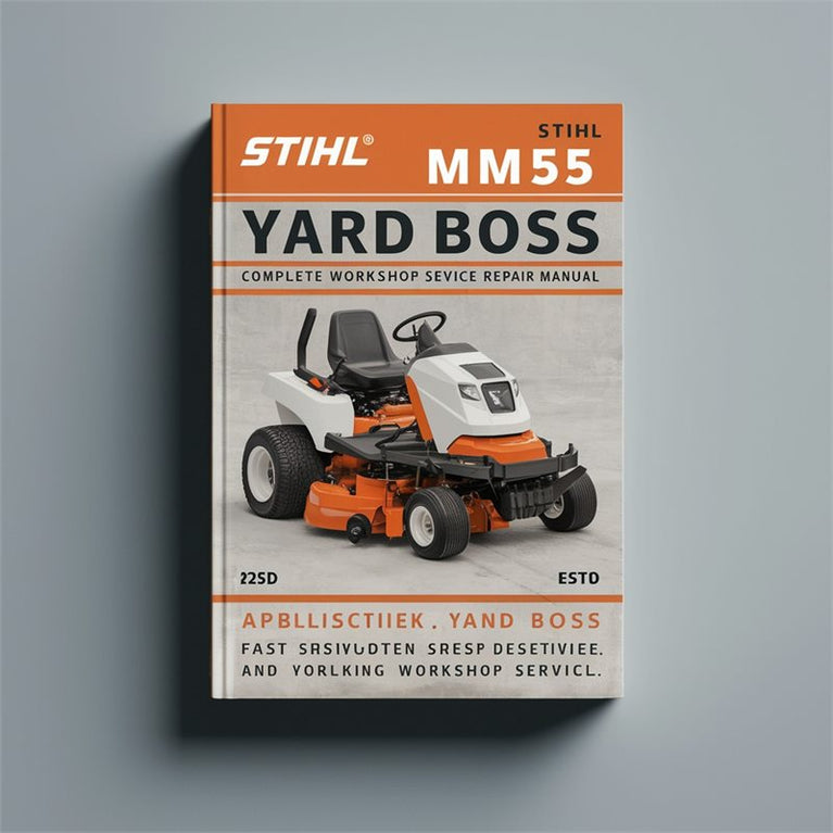 Stihl MM55 Yard Boss Complete Workshop Service Repair Manual PDF