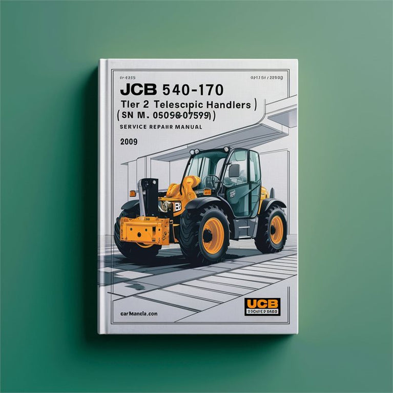 JCB 540-170 Tier 2 Telescopic Handlers (LOADALL) SN 1065080-1069599 Service Repair Workshop Manual PDF