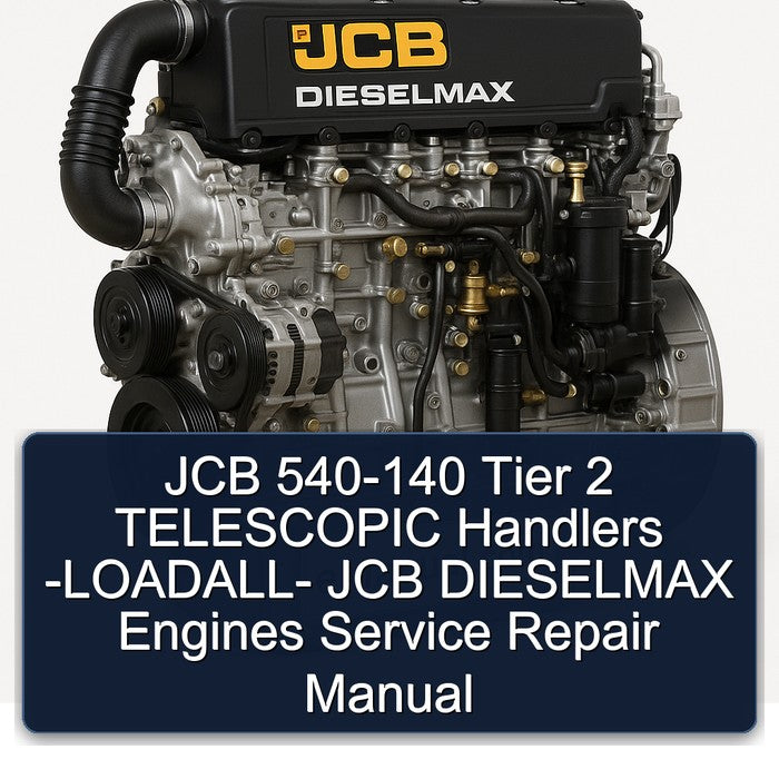 JCB 540-140 Tier 2 Telescopic Handlers -loadall- Dieselmax Engines Service Repair Workshop Manual PDF