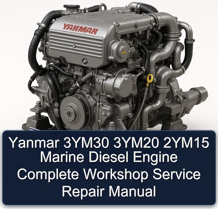 Yanmar 3YM30 3YM20 2YM15 Marine Diesel Engine Complete Workshop Service Repair Manual