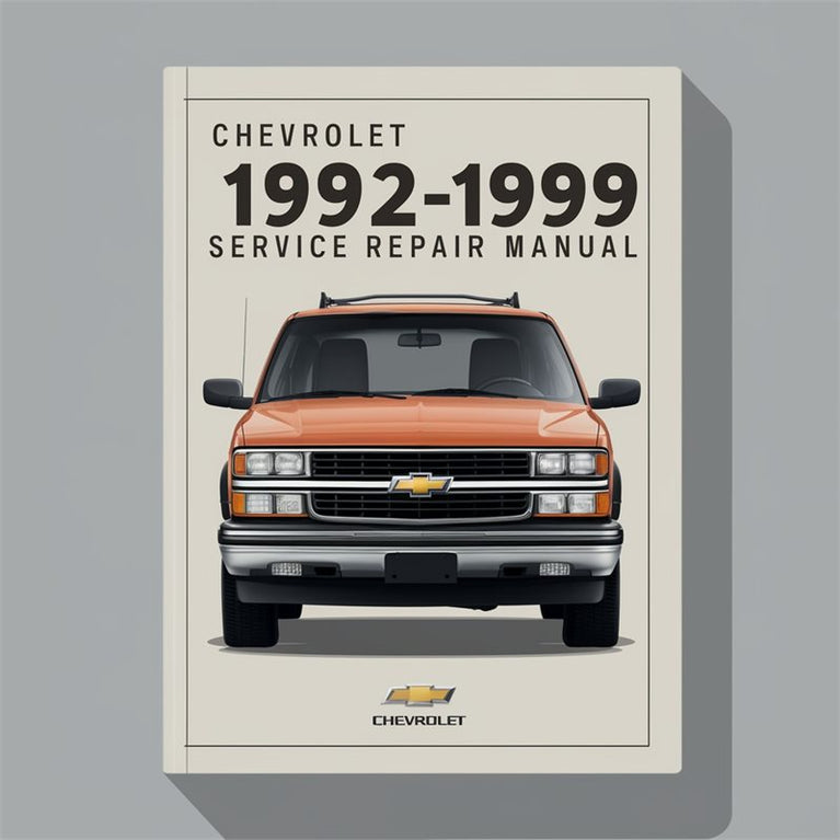Chevrolet Suburban 1992-1999 Service Repair Manual PDF