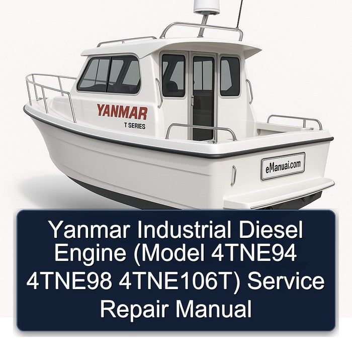 Yanmar Industrial Diesel Engine (Model 4TNE94 4TNE98 4TNE106T) Service Repair Manual