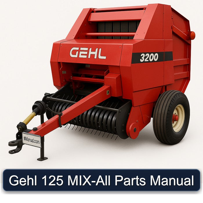 Gehl 125 MIX-ALL Parts Catalog PDF