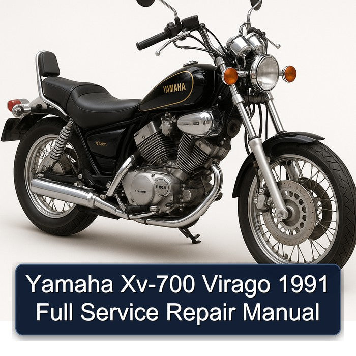 Yamaha Xv-700 Virago 1991 Full Service Repair Manual