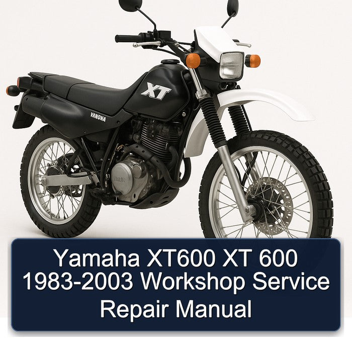 Yamaha XT600 XT 600 1983-2003 Workshop Service Repair Manual