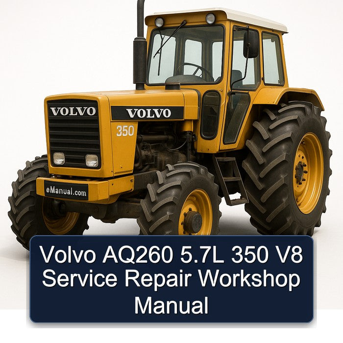 Volvo AQ260 5.7L 350 V8 Service Repair Workshop Manual