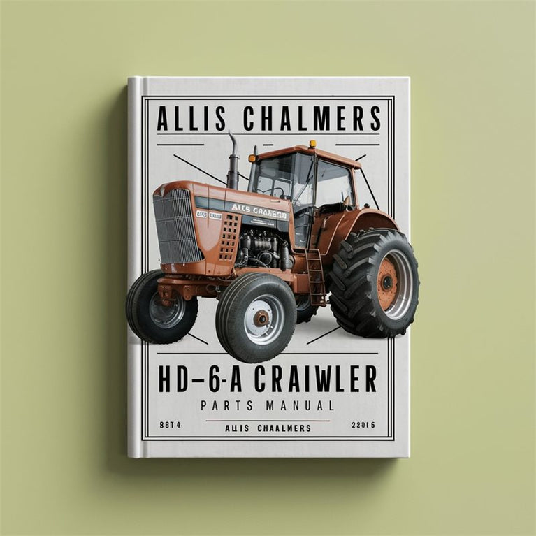 Allis Chalmers HD-6A Crawler Tractor Parts Catalog PDF