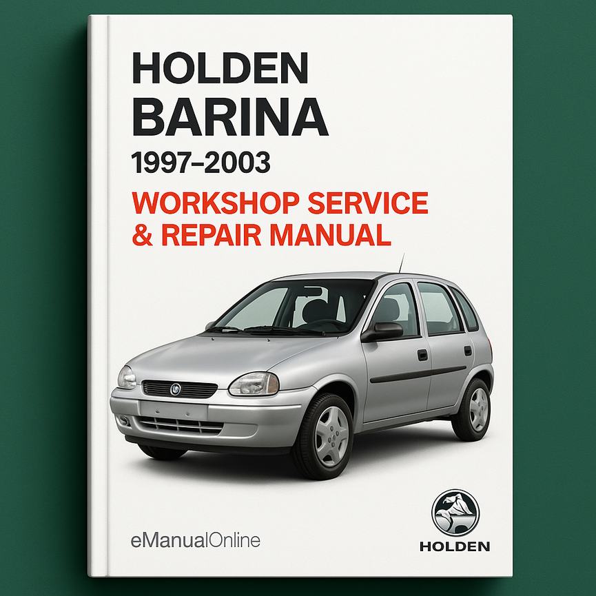 Manual de servicio y reparación del taller Holden Barina 1997-2003