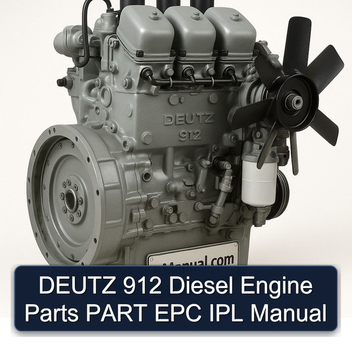 DEUTZ 912 Diesel Engine Parts PART EPC IPL Manual