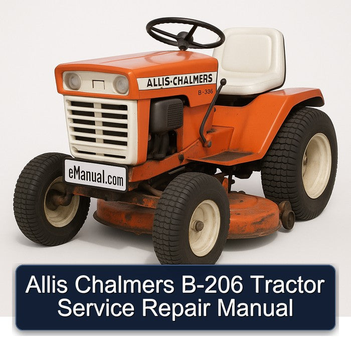 Allis Chalmers B-206 Tractor Service Repair Manual