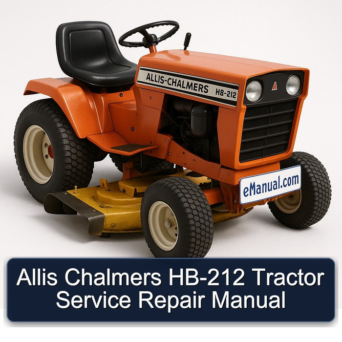 Allis Chalmers HB-212 Tractor Service Repair Manual
