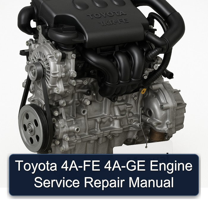 Toyota 4A-FE 4A-GE Engine Service Repair Manual