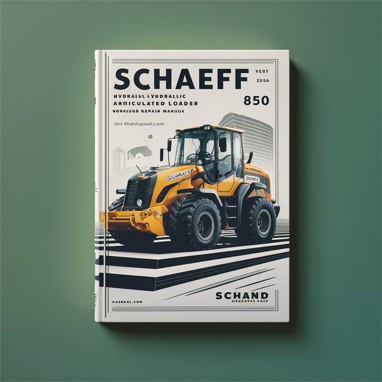 Schaeff Hydraulic Articulated Loader SKL 850 Service Repair Workshop Manual PDF