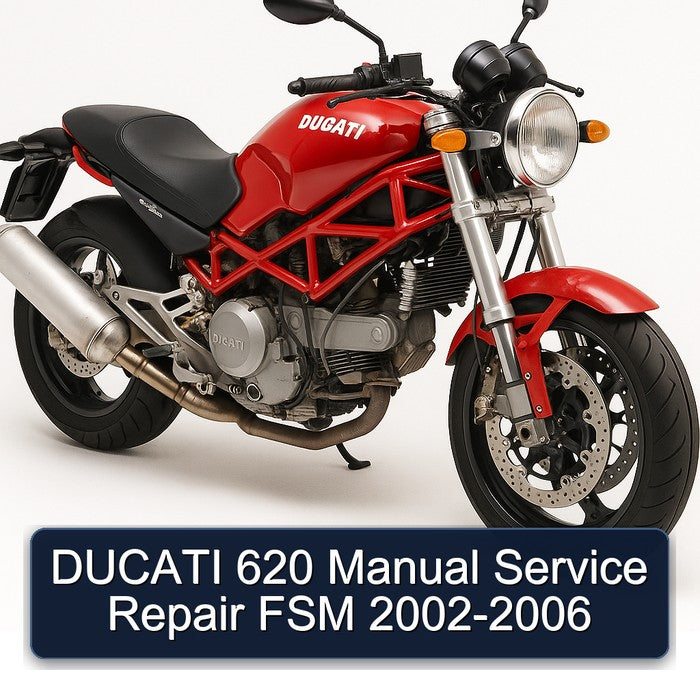 DUCATI 620 Manual Service Repair FSM 2002-2006