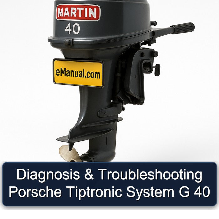 Diagnosis & Troubleshooting Porsche Tiptronic System G 40