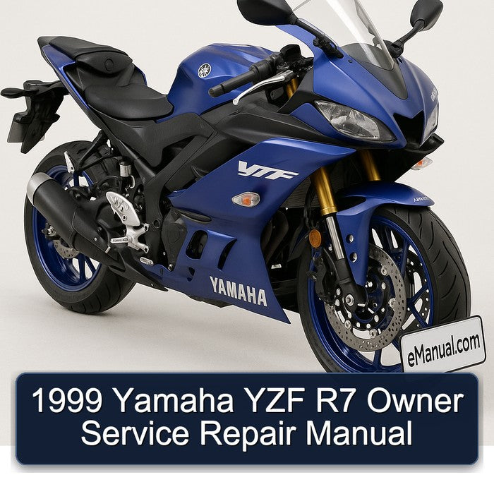 1999 Yamaha YZF R7 Owner Service Repair Manual