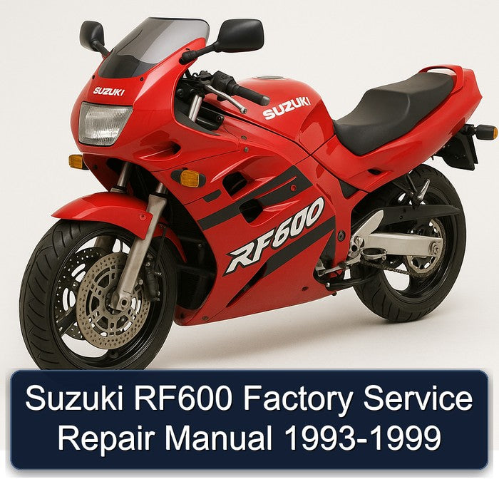 Suzuki RF600 Factory Service Repair Manual 1993-1999