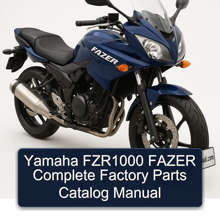 Yamaha FZR1000 FAZER Complete Factory Parts Catalog Manual