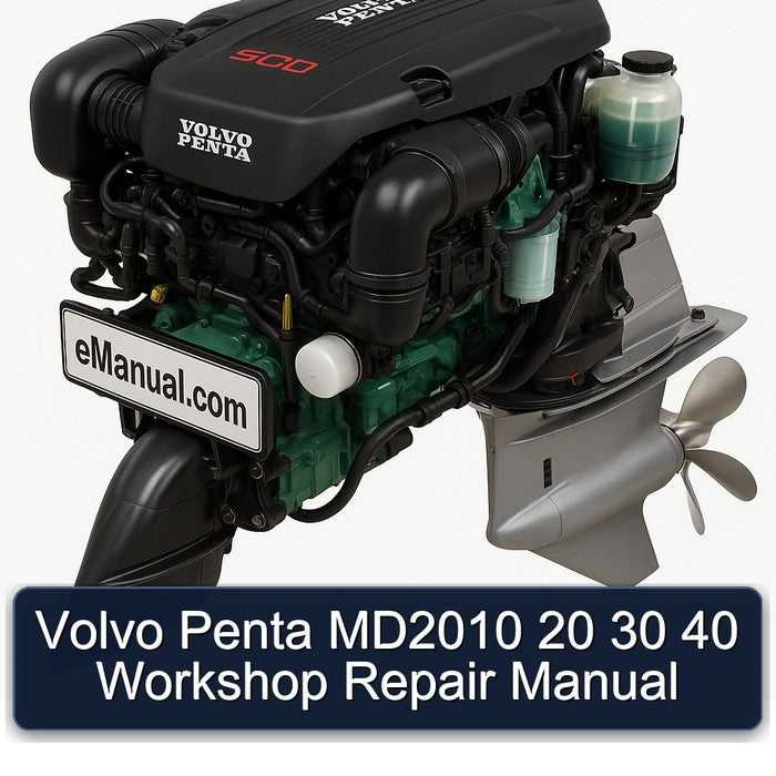 Volvo Penta MD2010 20 30 40 Workshop Repair Manual