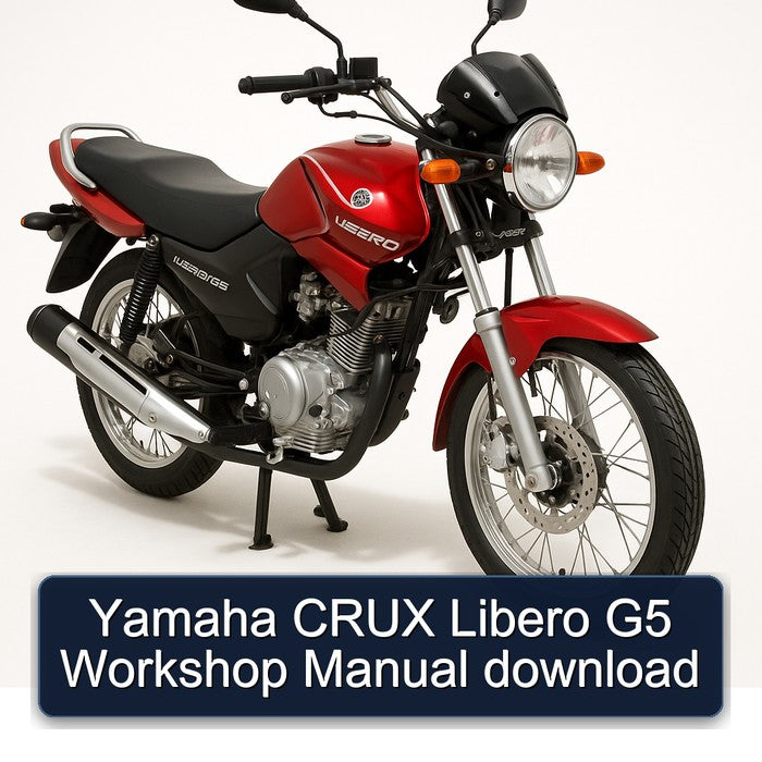 Yamaha CRUX Libero G5 Workshop Manual download