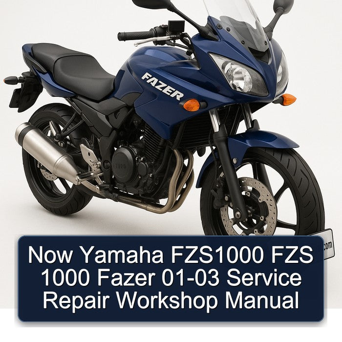 Now Yamaha FZS1000 FZS 1000 Fazer 01-03 Service Repair Workshop Manual
