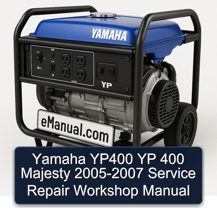 Yamaha YP400 YP 400 Majesty 2005-2007 Service Repair Workshop Manual