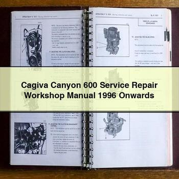 Cagiva Canyon 600 Service Repair Workshop Manual 1996 Onwards
