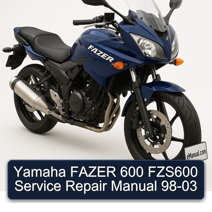 Yamaha FAZER 600 FZS600 Service Repair Manual 98-03