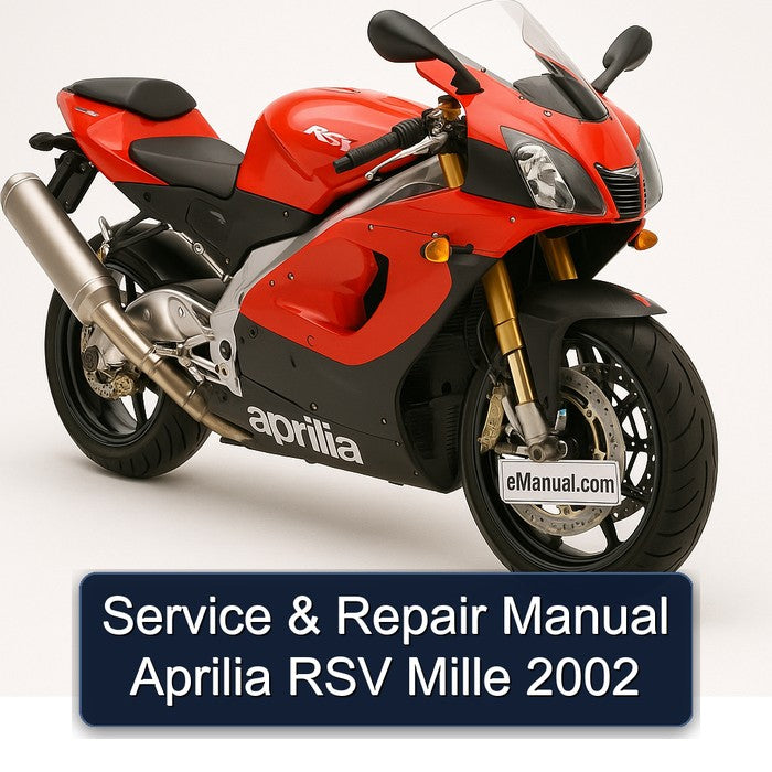 Service & Repair Manual Aprilia RSV Mille 2002