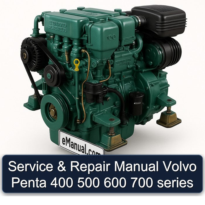 Service & Repair Manual Volvo Penta 400 500 600 700 series