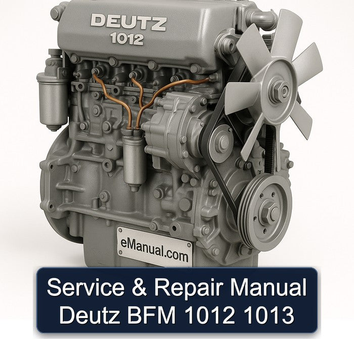 Service & Repair Manual Deutz BFM 1012 1013