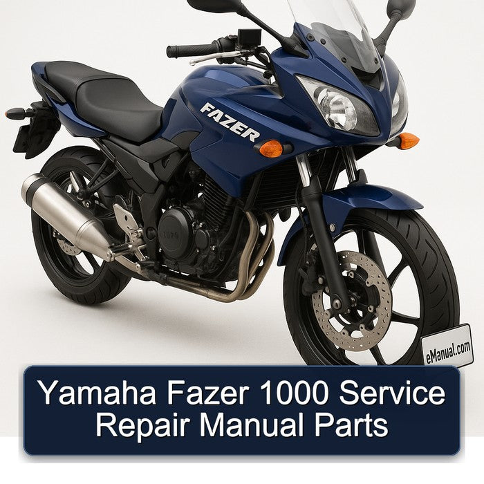 Yamaha Fazer 1000 Service Repair Manual Parts