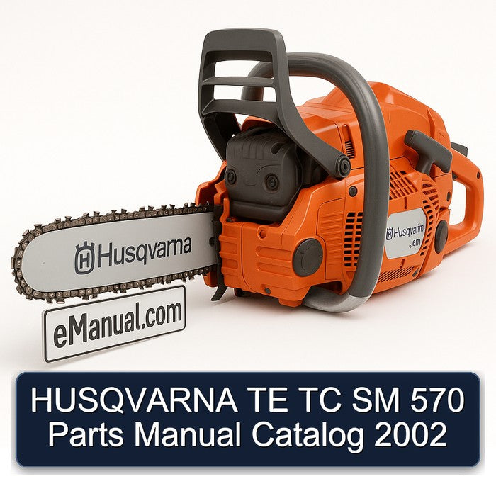 HUSQVARNA TE TC SM 570 Parts Manual Catalog 2002