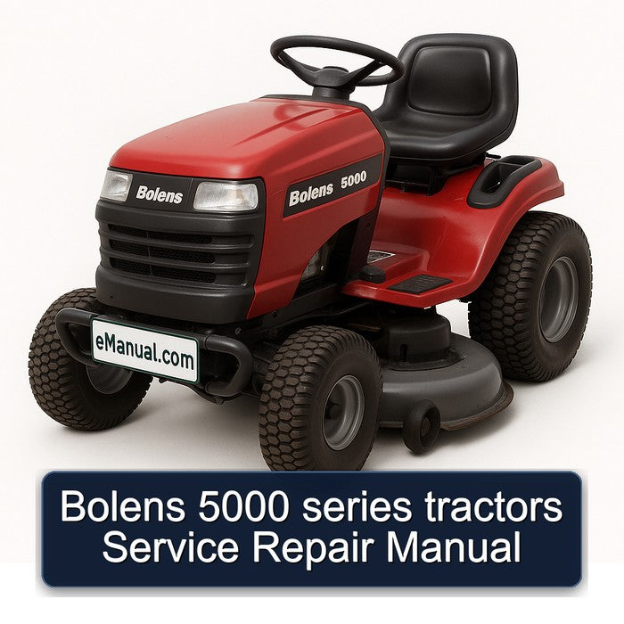 Bolens 5000 series tractors Service Repair Manual