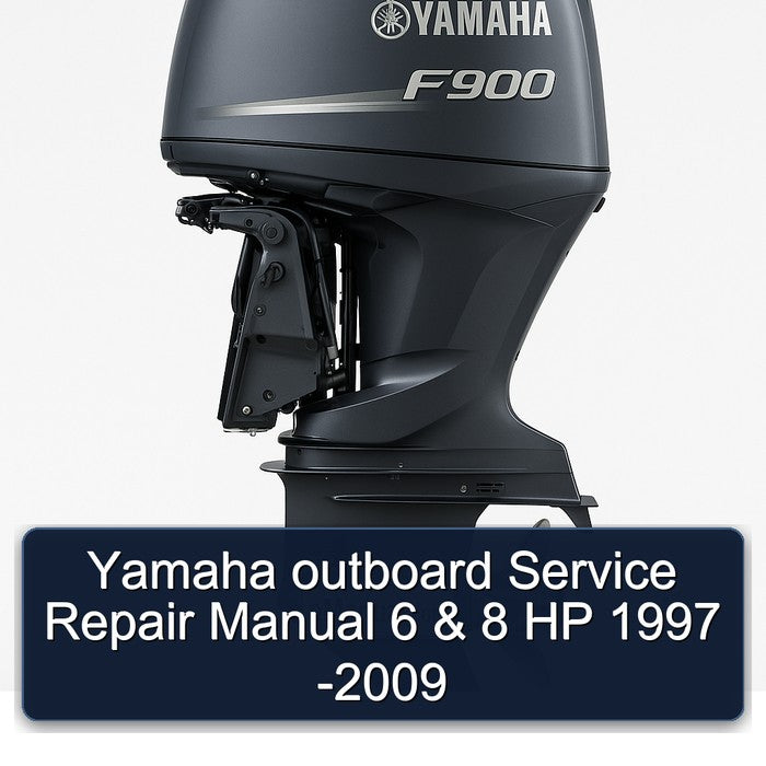 Yamaha outboard Service Repair Manual 6 & 8 HP 1997 -2009
