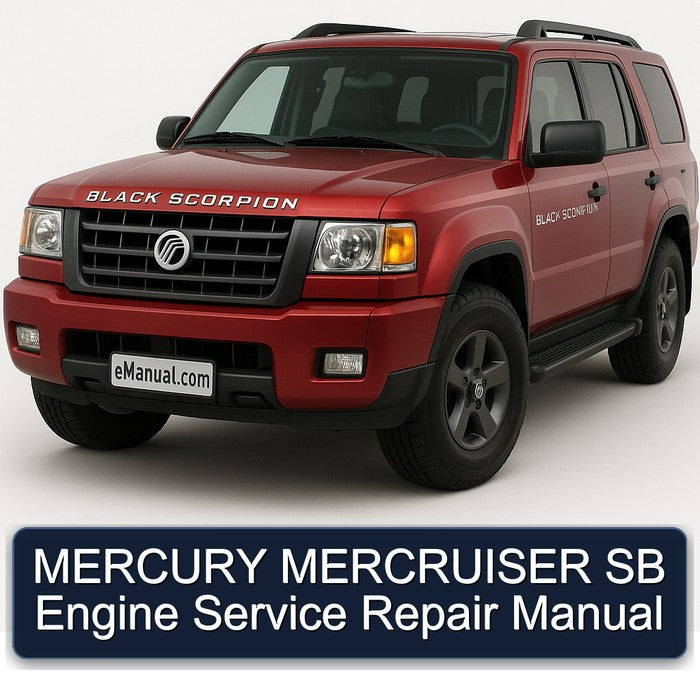 MERCURY MERCRUISER SB Engine Service Repair Manual