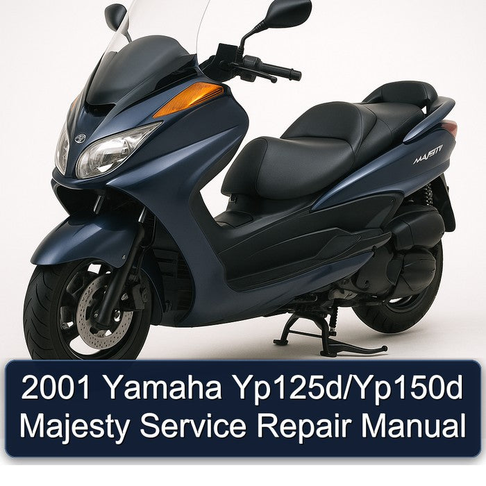 2001 Yamaha Yp125d/Yp150d Majesty Service Repair Manual