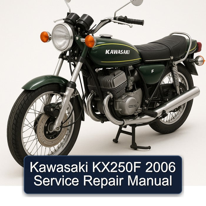Kawasaki KX250F 2006 Service Repair Manual