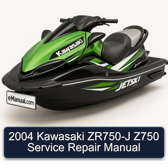 2004 Kawasaki ZR750-J Z750 Service Repair Manual