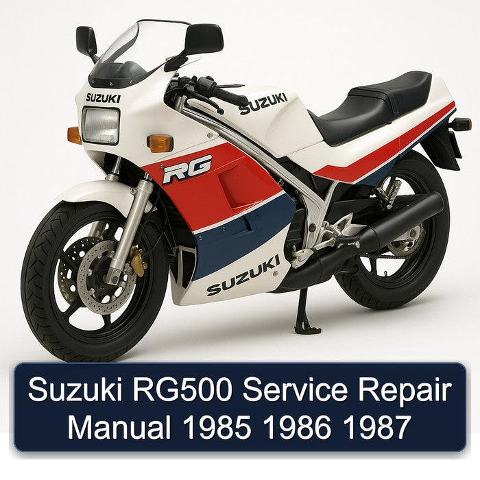 Suzuki RG500 Service Repair Manual 1985 1986 1987
