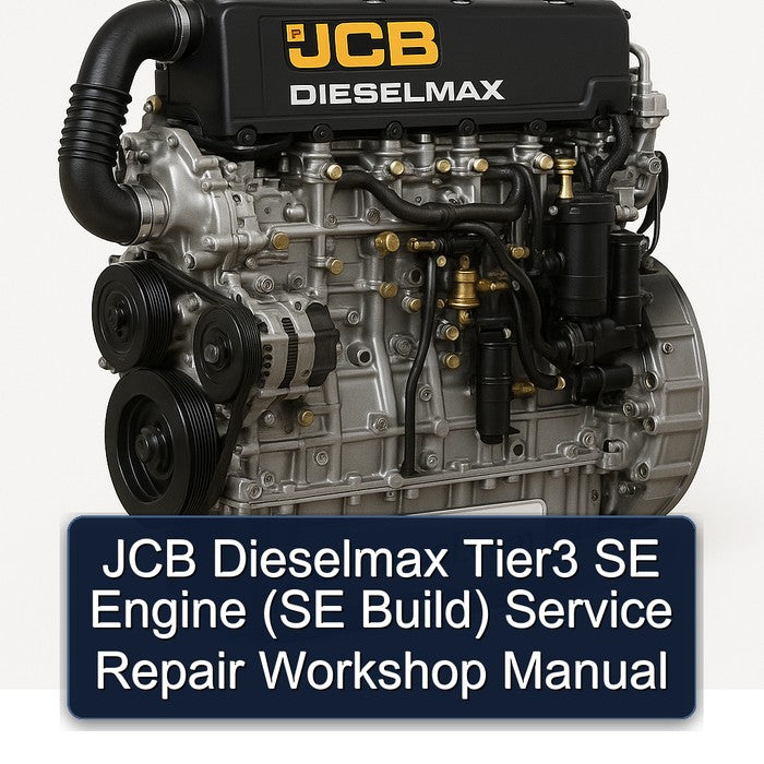 JCB Dieselmax Tier3 SE Engine (SE Build) Service Repair Workshop Manual
