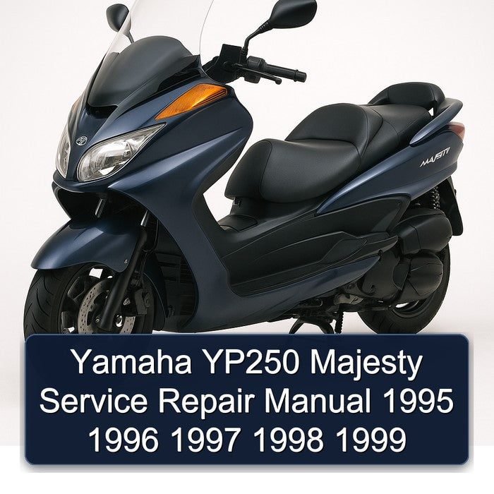 Yamaha YP250 Majesty Service Repair Manual 1995 1996 1997 1998 1999