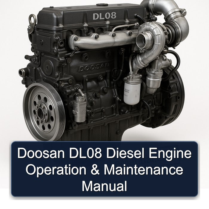 Doosan DL08 Diesel Engine Operation & Maintenance Manual
