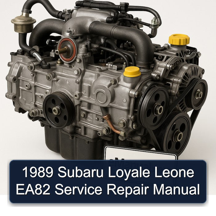 1989 Subaru Loyale Leone EA82 Service Repair Manual